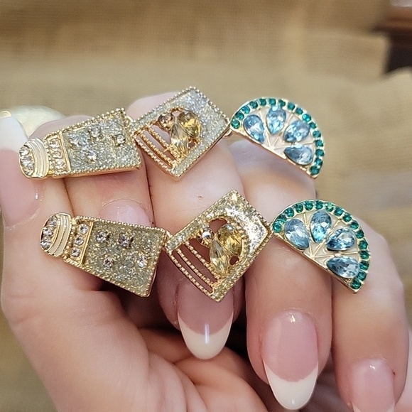 🔥LAST PAIR🔥 Happy Hour Margarita Hinged Drop Earrings - Picture 3 of 7